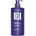 thumbnail image 1 of L’Oreal Paris Sulfate Free Brass Toning Purple Conditioner for Blonde, Bleached, Silver, or Brown Highlighted Hair, EverPure, 23 Fl Oz (Packaging May Vary), 1 of 10