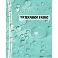 thumbnail image 6 of Outdoor Throw Pillow Cover Minimalist Line Art Waterproof Cushion Covers 2 Pack White Stripe on Light Teal Blue Pillow Cases Home Decoration for Patio Garden Couch Sofa, 6 of 7