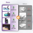 thumbnail image 5 of Vperac F6 Scrubbing Steam Mop with Rotating Pads, Lightweight Spin Steam Mop for Home, 23FT Cord, LED Headlights, Self-Standing & Washable Pads, Mop for Hard Floor/Laminate/Marble, 5 of 9