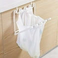 thumbnail image 3 of Foldable Hanging Trash Bag Holder, Iron Telescopic Folding Design, Door Back Style, 3 of 8