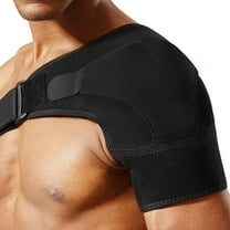PUMIER  Shoulder Brace, Rotator Cuff Support Brace and Arm Sling for Pain Relief, Shoulder Compression Sleeve for Preventing Strains and Dislocation, Adjustable Fits Left and Right Arm, Men & Women