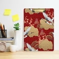 thumbnail image 6 of GZHJMY Japanese Crane Bird Cherry Blossom Flower Acrylic Clipboard Letter Size 9" x 12.5" Decorative Clipboard with Low Profile Silver Metal Clip for Office School Student Whiteboard Clipboards, 6 of 7