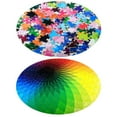 thumbnail image 3 of 1000 Pcs/boîte Casse-Tête Coloré Arc-en-Ciel Rond en Papier Géométrique Jouet Éducatif pour Adultes et Enfants, 3 of 5