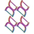 thumbnail image 4 of Oubit Small D Rings,4Pcs Double D Rings D Rings Craft Rings Meticulously Designed, 4 of 9