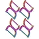 thumbnail image 1 of Anillos dobles en D, 4 piezas Anillos dobles en D Hebilla ajustable Anillos artesanales Características de vanguardia, 1 of 12