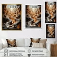 thumbnail image 4 of Designart "Ascending Shadows In Grey Surrealism I" Surrealism Floater Framed Canvas Prints, 4 of 5