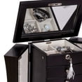 thumbnail image 5 of Mele & Co. Layla Java Finish Modern Jewelry Chest, 14.75 x 7 x 11 inches, 14.75 x 7 x 11 inches, 5 of 6