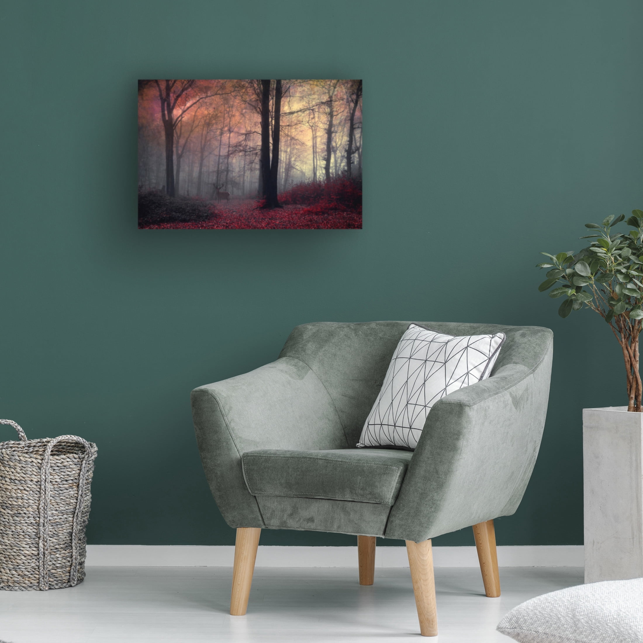Canvas Wall Art - Dirk Wüstenhagen 'Forest Dream' Wall Art for Living Room, Bedroom, or Office Décor by Trademark Fine Art - 19 x 12 Inches