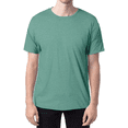 thumbnail image 3 of Hanes Men's Perfect-T Triblend T-Shirt, UPF 40+ Sun Protection, Soft Cotton Blend Tee, Green Clay Heather, L, 3 of 5