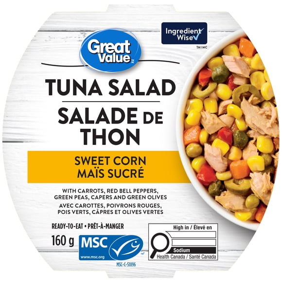 Salade de thon au maïs sucré Great Value