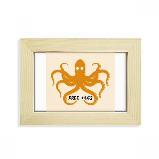 Octopus Ocean Tentacle Food Desktop Decorate Photo Frame Picture Art Painting 5x7 inch