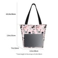 thumbnail image 3 of Fotbe Cat Bolsa de Playa con Estampado, Bolsa de Hombro, Bolsa de Mano Espaciosa, Bolsa de Viaje Ligera, Bolsa de Compras Versátil, 3 of 6