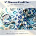 thumbnail image 2 of Ocean Theme Pearl Art DIY Kit, Octopus DIY Pearl Painting Set, Sparkling Coastal Wall Decoration with Octopus Diamond Pearl Art for Beach Enthusiasts, 2 of 9