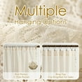 thumbnail image 3 of EcoNesxp Bohemian Style Farmhouse Living Room Curtains 2 Piece Set Inch Length 84 Inch Length, 3 of 5