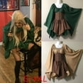 thumbnail image 2 of Medieval Women Woodland Elf Fairy Dress Corset Set Top Skirts Halloween Costume zhangyuxiang LED, 2 of 2