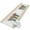 White, variant on Front Door Mat 15.7"x23.6", Watercolor Floral Non Slip Backing & Low Profile Doormats, Absorbent Muddy Dirt Trapper Door Mats for Front Back Door All-Weather Spring Flowers Bouquet Vases Wooden Beige