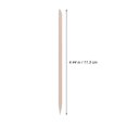 thumbnail image 3 of Miangastore 100pcs Multi-functional Nail Art Polish Orange Wood Sticks Cuticle Pusher Removers, 3 of 9