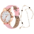 thumbnail image 1 of 1 juego de reloj y pulsera para mujer, reloj de dibujos animados, reloj de pulsera de moda, brazalete con decoraciones para damas, 1 of 6