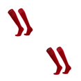 thumbnail image 4 of Jumpingount Calcetines unisex de color sólido: materiales cómodos y duraderos, varios estilos mientras protegen los pies durante el ejercicio. rojo código de los niños 2Conjunto, 4 of 6
