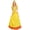 Yellow, variant on KAWELL Princess Peach Costume Adult Puff Sleeve Long Dress+Glove +Crown 3Pcs Fairy Outfit Super Brothers Halloween Christmas Carnival Cosplay (Pink)