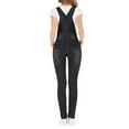 thumbnail image 3 of MSJUHEG Jumpsuits For Women One Piece Jumpsuits For Women Button Front Adjustable Strap Denim Dress Bodycon Overall Jean Rompers Jeans Womens Jumpsuit Gray L, 3 of 7