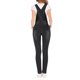 thumbnail image 2 of Gibobby Pantalones cortos Vestido de mezclilla con correa ajustable en la parte delantera y botones para mujer(Gris， XL), 2 of 4