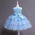 thumbnail image 6 of WPPGONE Girls Tiered Tulle Flower Girl Dress Sleeveless Floral Embroidery Ball Gown Elegant Princess Wedding Party Gown Luxury Pageant Dress Toddler Birthday Photoshoot Party Dresses, 6 of 6