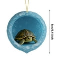 thumbnail image 3 of Christmas Animals Print Acrylic Hanging Christmas Gifts For Family Colleagues Christmas Tree Decoration, 3 of 9