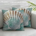 thumbnail image 3 of Qinduosi Pieces Pillow Covers Inch Nautical Summer Sea Theme Cushion Covers Starfish Throw Pillow Cases for Home Bed Decoration, 3 of 5
