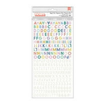 American Crafts Hello Little Girl Thickers Stickers 562/Pkg-Alpha