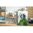 thumbnail image 2 of Ahgly Company Machine Washable Indoor Square Transitional Green Apple Green Area Rugs, 5' Square, 2 of 7