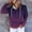 Red, variant on XPMWRP Women's Gradient Color Oversized Hoodies Drawstring Sweatshirt Long Sleeve Loose Fit Comfortable Button Pullover with Pockets Blue L