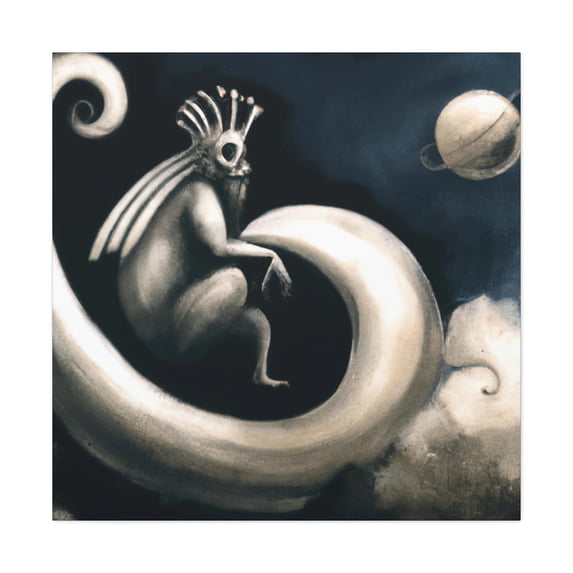 Uranus in Rococo Splendor - Canvas