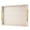 Beige-17" x 12" x 2", variant on Beige 17" x 12" x 2" Faux Leather Serving Tray