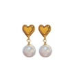 thumbnail image 1 of 1 par de pendientes estéticos de gota para mujer, joyería hecha a mano a la moda para fiesta de novia, regalos para madre, accesorios, corazón Ropa, zapatos y accesorios Miscelánea Hart Jumpingount AP010726-01, 1 of 6