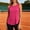 Hot Pink, variant on CBASIHI Womens Racerback Tank Tops with Ruffles- Workout Yoga Casual Quick Dry Lightweight Crew Neck Sleeveless Athletic Tops Navy Size S-3XL