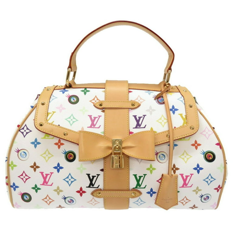 louis vuitton handbags white multicolor