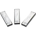 thumbnail image 3 of Harmonica Fender Blues Deluxe, paquete de 3 con funda (C, G, A), 3 of 5