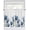 Blue, variant on Orange Pumpkin Tier Curtain 36 Inch Tier for Bathroom for Window Treatment Home Decor Decorative