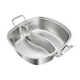 thumbnail image 3 of Olla caliente de con divisor Shabu Shabu, utensilios de cocina, olla caliente dividida, olla caliente china para viajes, picnic en casa Sin tapa, 3 of 8