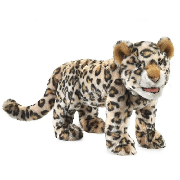 Marioneta de mano Folkmanis Leopard Cub beige/marrón/bronceado/negro/blanco