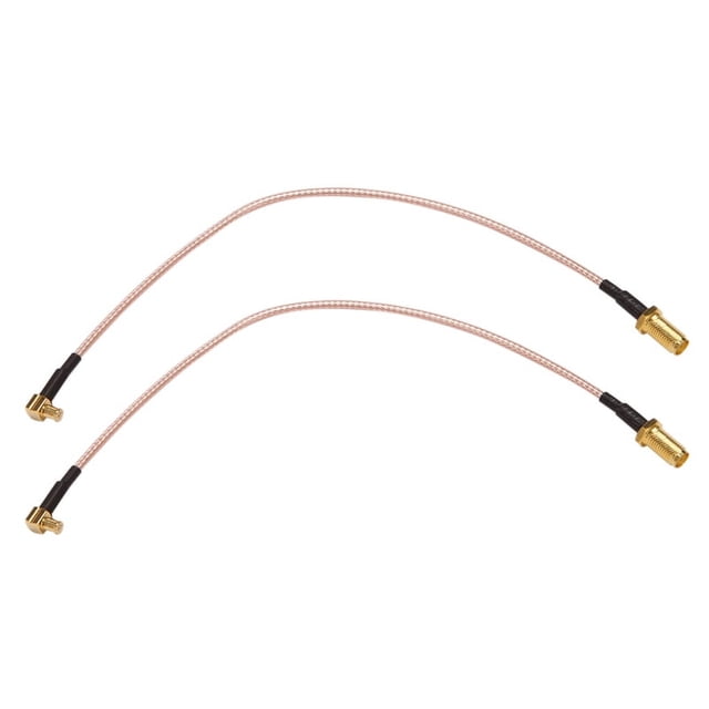 2X MCX Macho A SMA Hembra RG316 Adaptador de Coleta de Perdida Bajo Cable 21cm / 8.3 Pulg