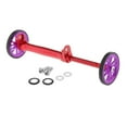 thumbnail image 1 of LOVIVER Vélos Pliants Roues Faciles Tige d'Extension avec Entretoises Rouge, 1 of 8