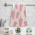 thumbnail image 6 of Coolnut Strawberry Soft Hand Towels, 2 PcsAbsorbent Bath Towel Decorative Fingertip Towels for Bathroom Gym Spa Hotel Beach Swimming Pool,14.4"x 28.3", 6 of 6