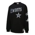 thumbnail image 2 of Men's Mitchell & Ness  Black Dallas Cowboys Training Camp Vintage Logos Long Sleeve T-Shirt, 2 of 3
