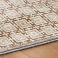 thumbnail image 5 of Addison Rugs Dream Shag Premium Machine Washable Transitional Modern Squares Taupe Runner Rug, 2'3" x 7'6", 5 of 8