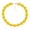 Yellow, variant on Women Necklace Simple Style 19 Bubblegum Beads Extension Chain Gift Unisex Colorful Beaded Couple Clavicle Necklace for Dating