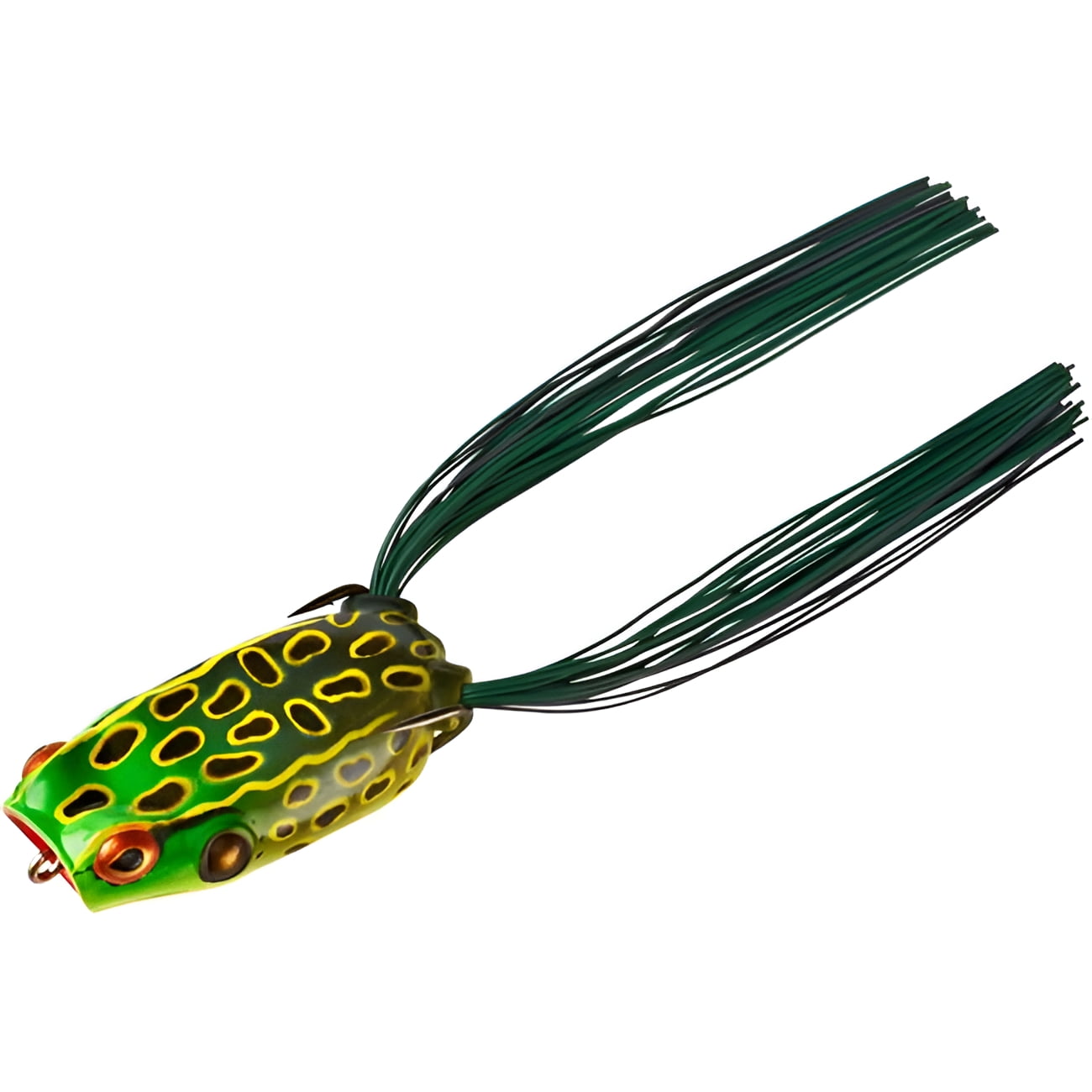 BOOYAH Poppin Pad Crasher Bullfrog Hollow Body Frog Fishing Lure 3 inch 1/2 oz