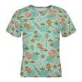 thumbnail image 4 of Seamlesscheck - 2025-06-09T112502.273 Boy's Graphic Short Sleeve Summer Casual Tee Top Girl's, 4 of 8