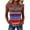 Red, variant on WHEANG Womens Tank Tops Colorful V-Neck Fake Denim Print Tops Casual Layering Camis Lightweight Stretchy Basic Cami Shirts Trendy Faux Jean Graphic Sleeveless Blouses for Women Red Size 2XL